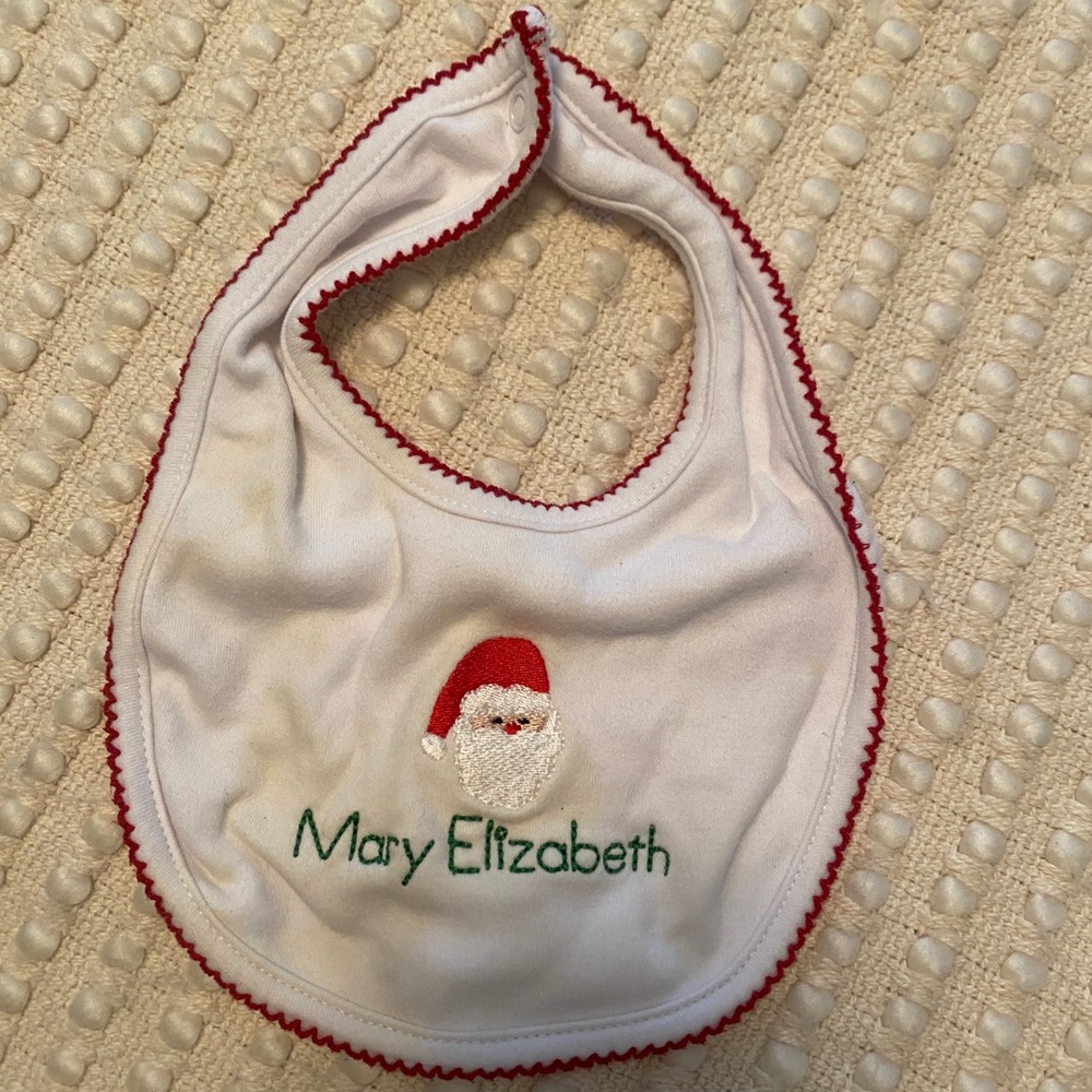 Monogram Mary Elizabeth Bib